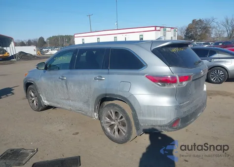 2014 Toyota Highlander Xle V6 из США, поврежденный, VIN 5TDJKRFH3ES019596